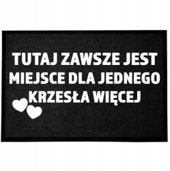 TabPrint Lábtörlő Bejárati Monokróm 40X60 Nyomtatás Fekete Dekoráció Divatos Ajándék (WYCIERACZKA NADRUK HIT MONOCHROM MODNA CZARNA)