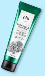 Plu Testradír fehér pézsma illattal Body Scrub White Musk - 200 g