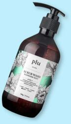 Plu Tusfürdő-radír mentával és málnakivonattal Scrub Wash Raspberry Mint - 500 g