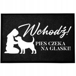 TabPrint Lábtörlő Bejárati Monokróm 40X60 Stílusos Fekete Lakberendezés Nyomtatás (MONOCHROM NADRUK CZARNA WYCIERACZKA DEKORACJA)
