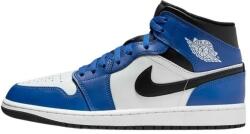 Nike Pantofi barbati, albastru, sport, piele naturala, cu talpa joasa, Air Jordan 1 Mid DQ8426-402-Albastru (Marime: 41) (DQ8426-402-Albastru-41)