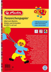 Herlitz Karton Herlitz A3 120g 10 ív/csomag vegyes színek (PAP1020-0013)