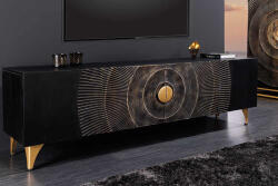Venetia Design TV asztal Venetia 180 cm fekete-arany mangófa