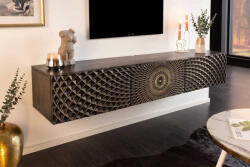 Eclipse Design TV asztal Eclipse 160cm fekete-arany mangófa