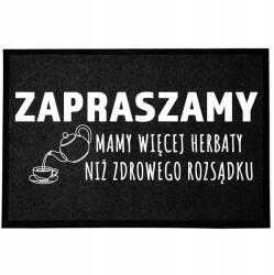 TabPrint Lábtörlő Bejárati Monokróm 40X60 Nyomtatott Dekoráció Fekete Divatos Ajándék (WYCIERACZKA NADRUK MONOCHROM HIT MODNA CZARNA)