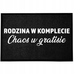 TabPrint Lábtörlő Bejárati Monokróm 40X60 Fekete Ajándék Nyomtatás Divatos Dekoráció (WYCIERACZKA HIT CZARNA NADRUK MONOCHROM MODNA)