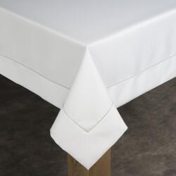 Takoy Fehér asztalterítő 140x180 cm MADELE finom ezüst szegéllyel