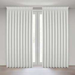 Takoy Fehér bársony sötétítő függöny 125x270 cm (kész méret) flex akasztós - MELANIE