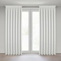 Takoy Fehér bársony sötétítő függöny 80x270 cm (kész méret) flex akasztós - MELANIE