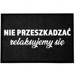 TabPrint Lábtörlő Bejárati Monokróm 40X60 Ajándék Dekoráció Divatos Nyomtatás Fekete (WYCIERACZKA CZARNA MONOCHROM MODNA NADRUK HIT)