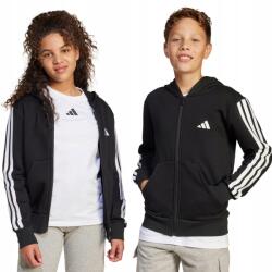 Adidas Gyerek pulóver adidas Essentials Full-Zip fekete-fehér JD6494 128cm 128cm (JD6494)