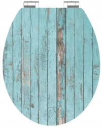 SCHÜTTE Blue Wood Mdf Hg WC-ülőke, lágyan záródó (0054020402)