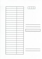  Pólyásdosszié A4 fehér (09057738)