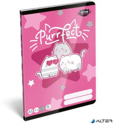 LIZZY Füzet, tűzött, A5, vonalas, 32 lap, 3. osztály, LIZZYSULI, "Kit tok Stars Purrfect", "12-32 (7500169002)