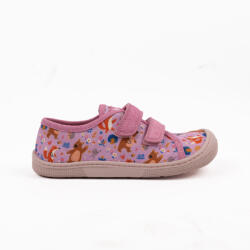 Koel Dud Print Bear Pink Vászon Félcipő