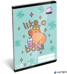 LIZZY Füzet, tűzött, A5, vonalas, 32 lap, 2. osztály, LIZZYSULI, "Lollipop Capybara", "12-32 (7500169000)