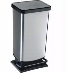 Rotho ráléphető hulladékgyűjtő 40 l, fekete metál ezüst (1754111005)