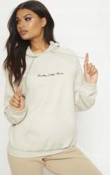 Prettylittlething Bézs Oversize Melegítő Kapucnis Pulóver Prettylittlething XL