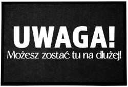 TabPrint Lábtörlő Bejárati Monokróm 40X60 Nyomtatás Fekete Ajándék Divatos Dekoráció (WYCIERACZKA NADRUK HIT CZARNA MODNA MONOCHROM)