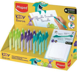 Maped Írástanuló rollertoll display, 0, 7 mm, radírozható, MAPED "KIDY Learn MAGIC", vegyes színe (CIMA229503)