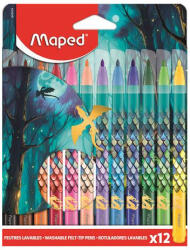Maped Filctoll készlet, 2, 8 mm, kimosható, MAPED „Dragon sárkány, 12 különböző szín (CIMA845434)