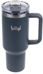 Baagl B-Cup szívószálas termo pohár - Antracit (A-36017)
