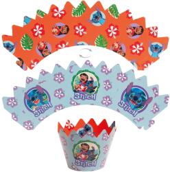 Dekora Coșulețe pentru brioșe cu topper - Stitch 6 buc