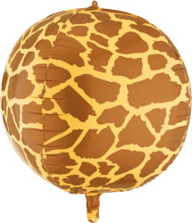 PartyDeco Balon din folie - Model girafă 50 cm