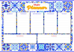 Ideyka Set goblen cu diamante, fara sasiu, Planificator magnetic - Ceramica, 32x40 cm (AMP20344)