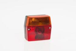 Fristom Utánfutó hátsólámpa 3 kamrás BAL oldal +rendszám 96mm x 90mm x 46mm (MD-2L) (MD-002L) - jarmulampa