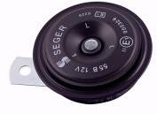 SEGER Tányérkürt fém 12V MÉLY (L) 350Hz 118dB átm. : 79mm x 50mm (55BK1200) (55BK1200K) - jarmulampa