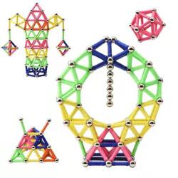 Flippy Set 178 Piese Betisoare Magnetice, Flippy, din Plastic/Magnet, +3 Ani, Multicolor (164745)