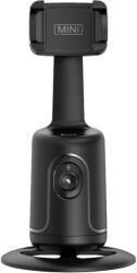 Flippy Stabilizator Pentru Telefon Cu Urmarire Automata, Flippy, AI Face Tracking, Rotire 360 Grade, 17 x 8 cm, Negru (165232)