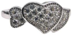 Flippy Inel, Jolie Silver, Argint 925 Inimi cu Pietre M 49 (116785)