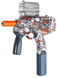 Flippy Mitraliera de jucarie electrica Flippy cu bile de hidrogen de gel, gun bluster, tragere in rafala, varsta peste 6 ani, ochelari de protectie, 5000 de bile incluse, cablu de incarcare, 40.1 x 31.6 cm, 