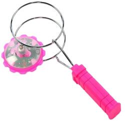 Flippy Jucarie Interactiva, Flippy, Titirez Magnetic, cu Led, 19.8 x 5 cm, Roz (163978)