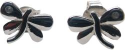 Jolie Silver Cercei Damă din Argint 925, Jolie Silver, Model Libelulă cu Piatră, Design Elegant și Delicat, Greutate 0.8 g, Argintiu (116671)