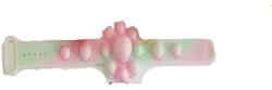Flippy Jucarie antistres din silicon, Bratara caracatita reversibila, Multicolor/Verde (104201)