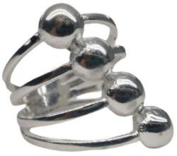 Flippy Inel pentru Dama Argint 925, Jolie, Model 4 bile, 6 gr, Marimea 55, 2.5 x 2 cm, Argintiu (131816)
