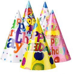Flippy Set 6 Coifuri Happy Birthday, Flippy, Modele Diverse, pentru Petrecere, Tematica Aniversare, Multicolor (131410)