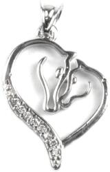 Flippy Pandantiv, Jolie Silver, Argint 925, Model Horses in Love, 16 x 20 mm, 1.6 g (05231)