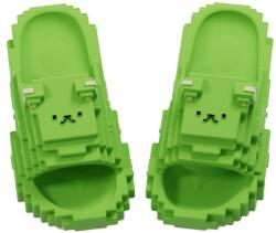 Flippy Papuci Casual pentru Adolescenti, Flippy, Model Unisex de Forma Pixel, Rezistenti Usori si Moi din Spuma EVA Antiderapanti, Marime 40-41, Verde deschis (161736)