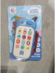 Flippy Jucarie Interactiva, Flippy, Telefon Inteligent, Model Unicorn, Functii Educative, Muzicale si Voce, 4-6 ani, 19 x 11.5 cm, din Plastic, Albastru (137891)