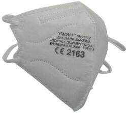 Flippy Set 20 bucati Masca de protectie faciala pentru copii, Flippy®️, de unica folosinta, FFP2 CE 2163, 5 straturi, nesterila, ambalaj individual, Copii, Alb (102959)