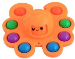 Flippy Jucarie Pop It, Flippy, Fidget Toy, Antistres, Senzoriala, Crab, Portocaliu (127710)