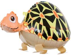 Flippy Balon din Folie Metalizata, Flippy, Figurina Animata, Model Broasca Testoasa, 61x32 cm, Ambalaj Individual, Pai Inclus, Umflare cu Aer sau Heliu, Multicolor (134168)