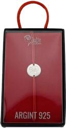 Jolie Silver Bratara Cu Pandativ din Argint 925, Jolie Silver, Model Flori pentru Mama, Snur Textil Rosu, Dimensiune Reglabila, Nod Dublu, Ambalata Individual, 1.1 cm x 1.1 cm (165602)