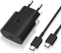 Flippy Incarcator Universal 25 W USB-C + Cablu Type-C, Flippy, Negru (122401)
