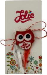 Jolie Martisor pentru copii, Jolie, Material Metal, Ambalaj Carton cu Design, Dimensiune Brosa Aproximativ 2x2 cm, Multicolor, Model Bufnita (134725)