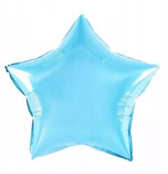 Flippy Balon din Folie Metalizata, Flippy, Figurina Stea, Model Simplu, Tematica Aniversare, 40 cm, Ambalaj Individual, Pai Inclus, Umflare cu Aer sau Heliu, Bleu (130822)